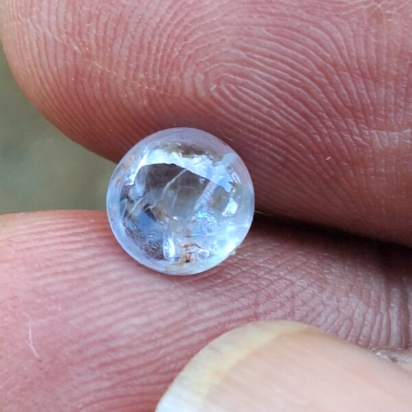 White Sapphire 1.72 Ct | Natural Sri Lankan Sapphire # Unique Rutile Inclusions # For Unique Jewelry # Our Village to Your Hand - Sri Lanka