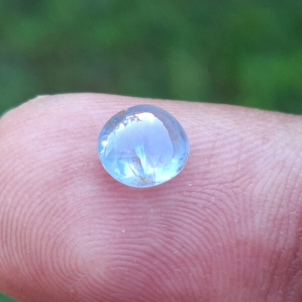 White Sapphire 1.20 Ct | Natural Sri Lankan Sapphire # Unique Rutile Inclusions # For Unique Jewelry # Our Village to Your Hand - Sri Lanka