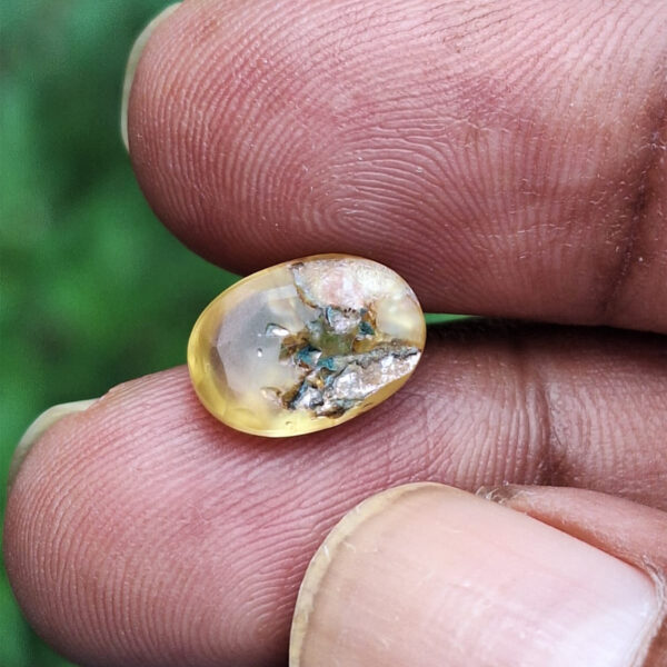 Yellow Sapphire # Rare Rutile Inclusion Included # Ethically Sourced Sapphire for Collectors or Jewelry - Sri Lanka 4.08 Carat - Image 5