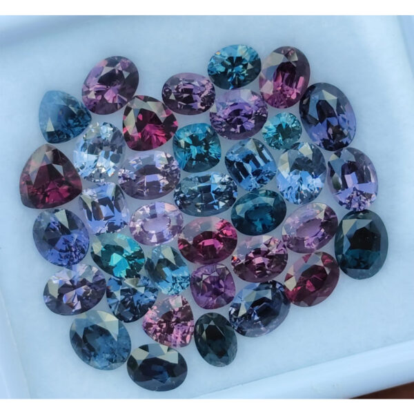 Natural Spinel | 37 Pieces | 50.00 Carat | Beautiful Luster Bright Color | Straight from Our Village to Your Collection - Sri Lanka