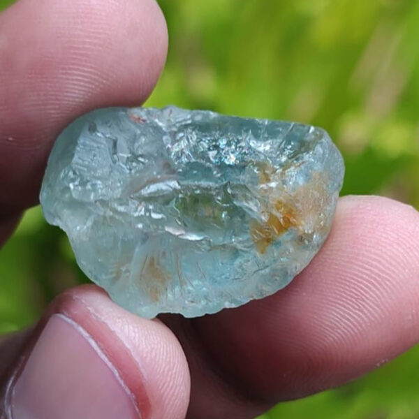 Green Sapphire 26.43 Carat # Unique Color # Mint Green # Untreated Natural Gemstone - Straight from the Miner's Hands - Sri Lanka - Image 7